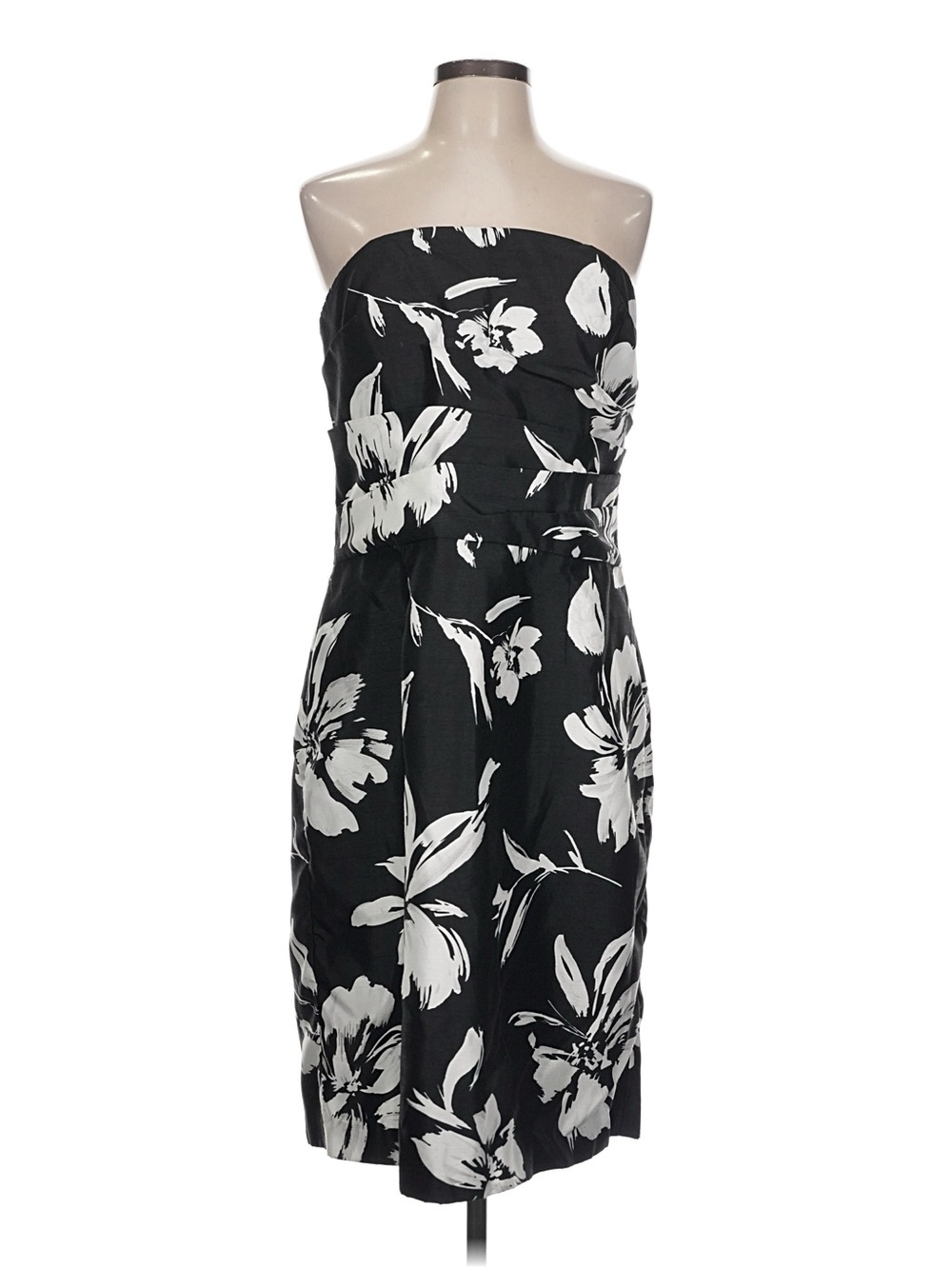 The Midnight Orchid Ruched Cocktail Dress